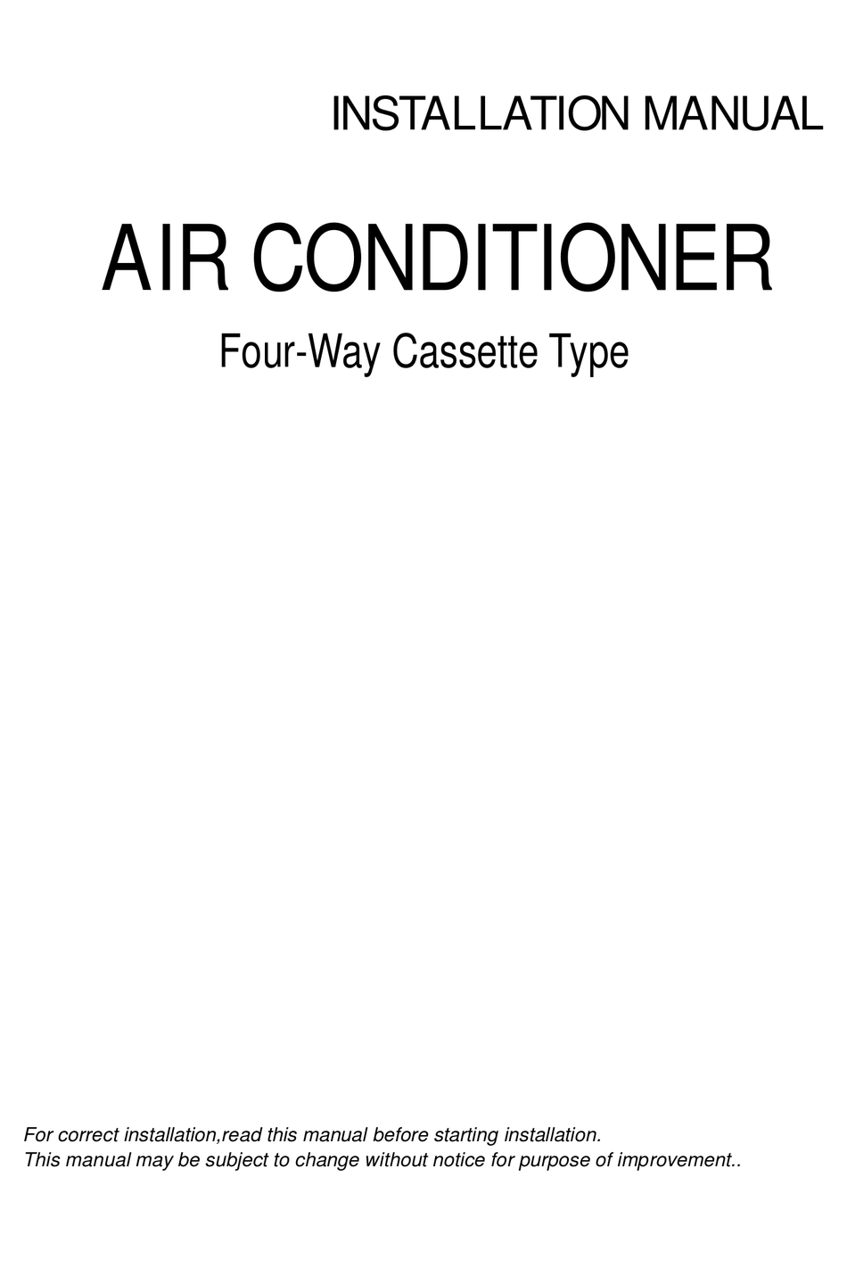 MIDEA MOU48HN1 INSTALLATION MANUAL Pdf Download ManualsLib