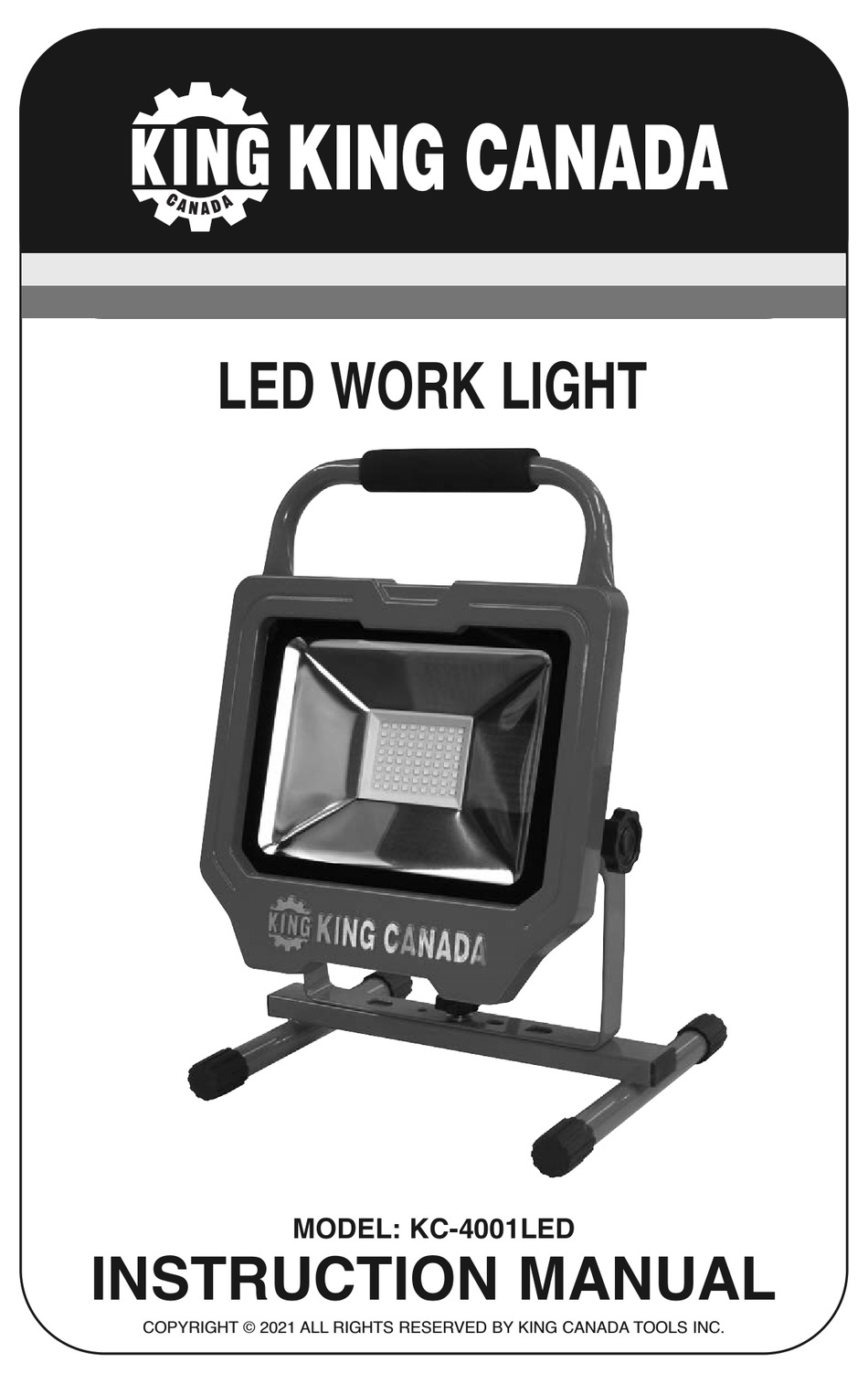KING CANADA KC4001LED INSTRUCTION MANUAL Pdf Download ManualsLib