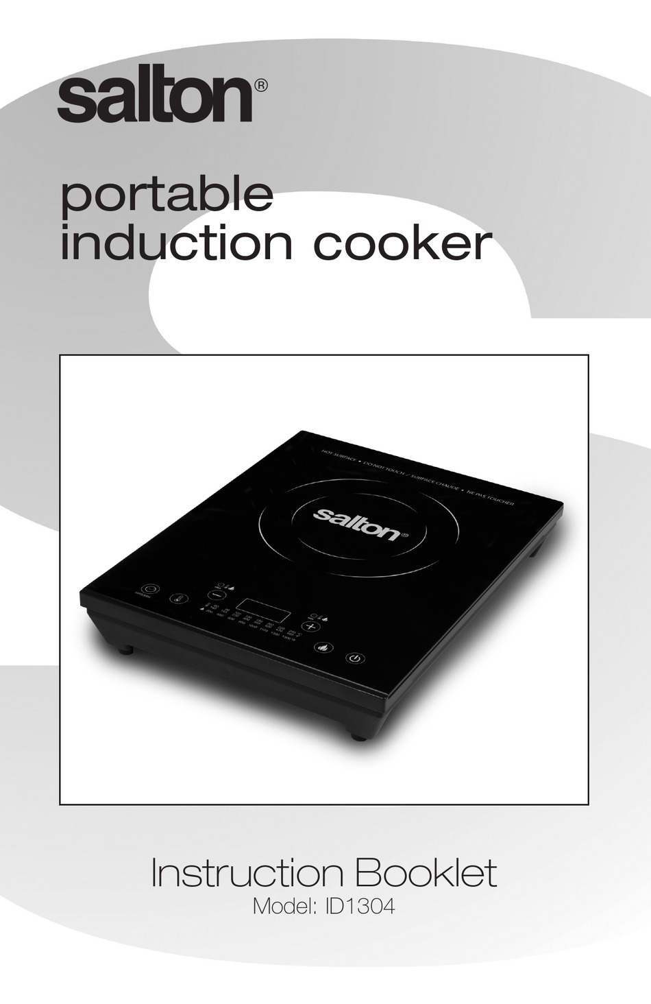 SALTON ID1304 INSTRUCTION BOOKLET Pdf Download ManualsLib