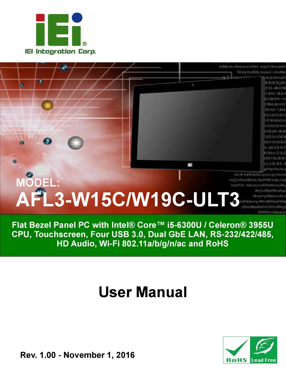 IEI TECHNOLOGY AFL3W15CULT3 USER MANUAL Pdf Download ManualsLib