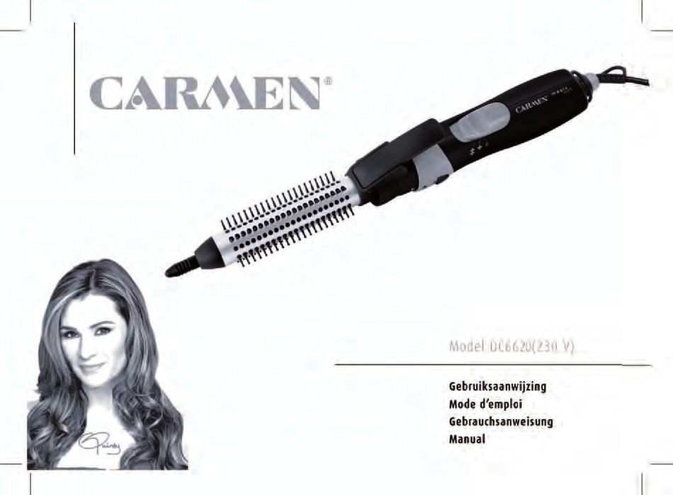 CARMEN MAGIC CURL DC6620 MANUAL Pdf Download | ManualsLib
