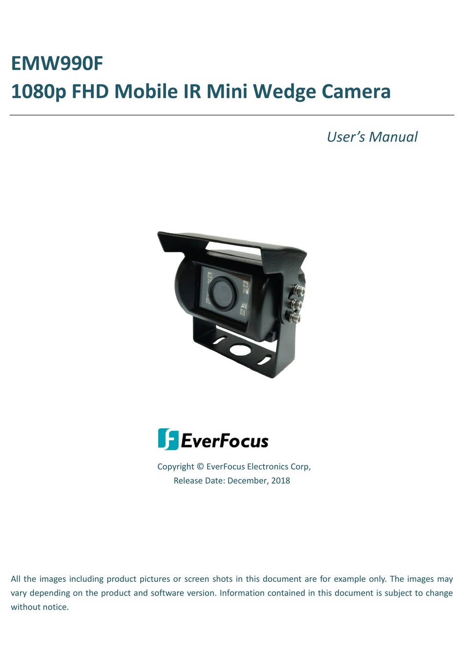 EVERFOCUS EMW990F USER MANUAL Pdf Download ManualsLib