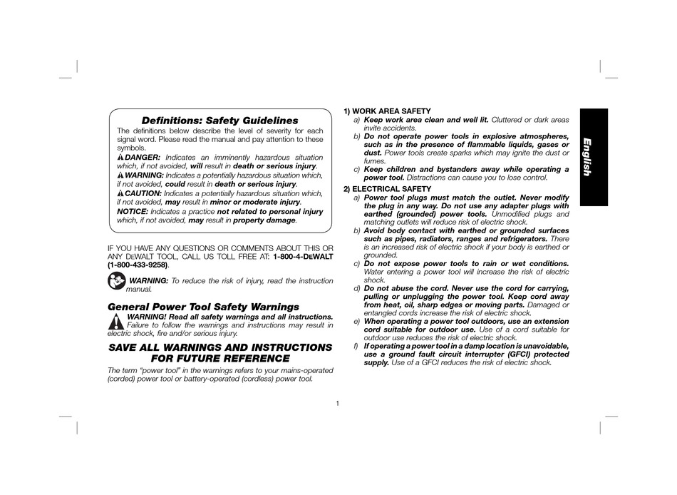 DEWALT DCS380B MANUAL Pdf Download ManualsLib