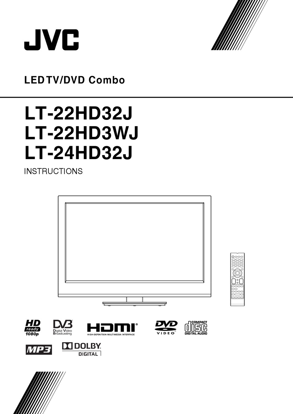 JVC LT 22HD32J INSTRUCTIONS MANUAL Pdf Download ManualsLib