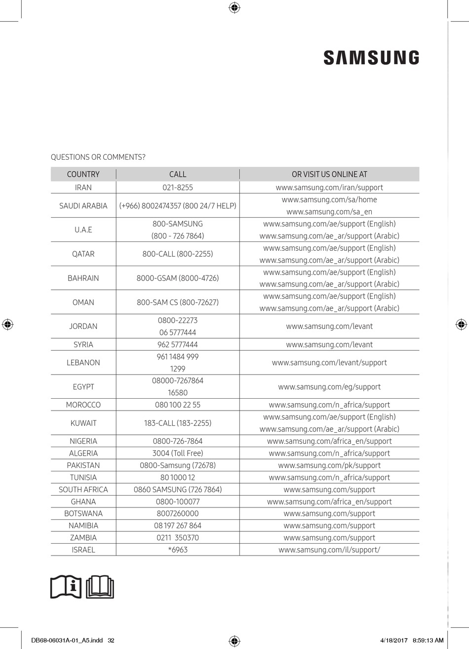 SAMSUNG AR HPFS SERIES USER'S MANUAL & INSTALLATION MANUAL Pdf Download ...