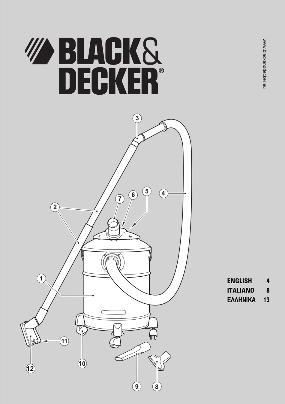 BLACK & DECKER WBV1400 MANUAL Pdf Download | ManualsLib