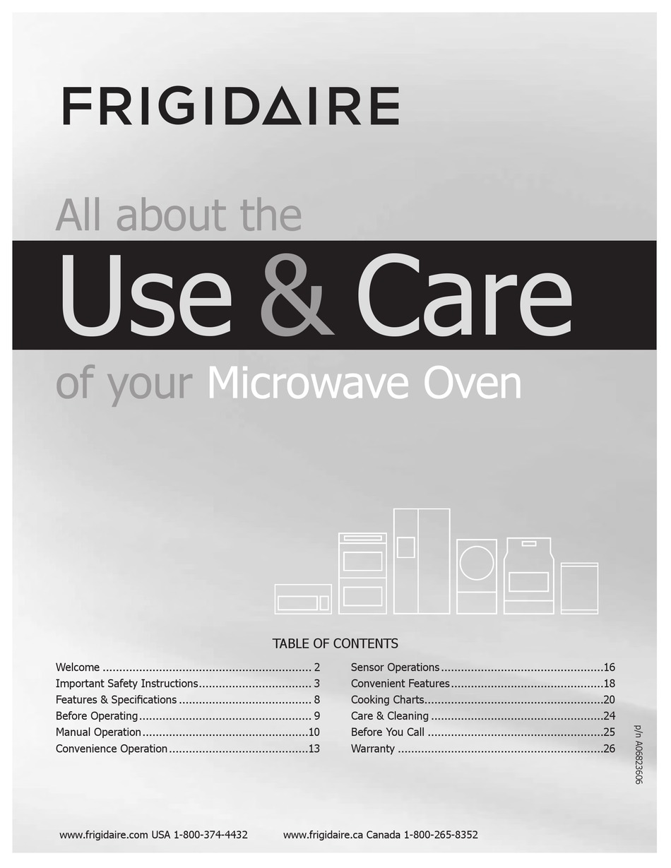 FRIGIDAIRE FFCE1655US USE & CARE MANUAL Pdf Download | ManualsLib