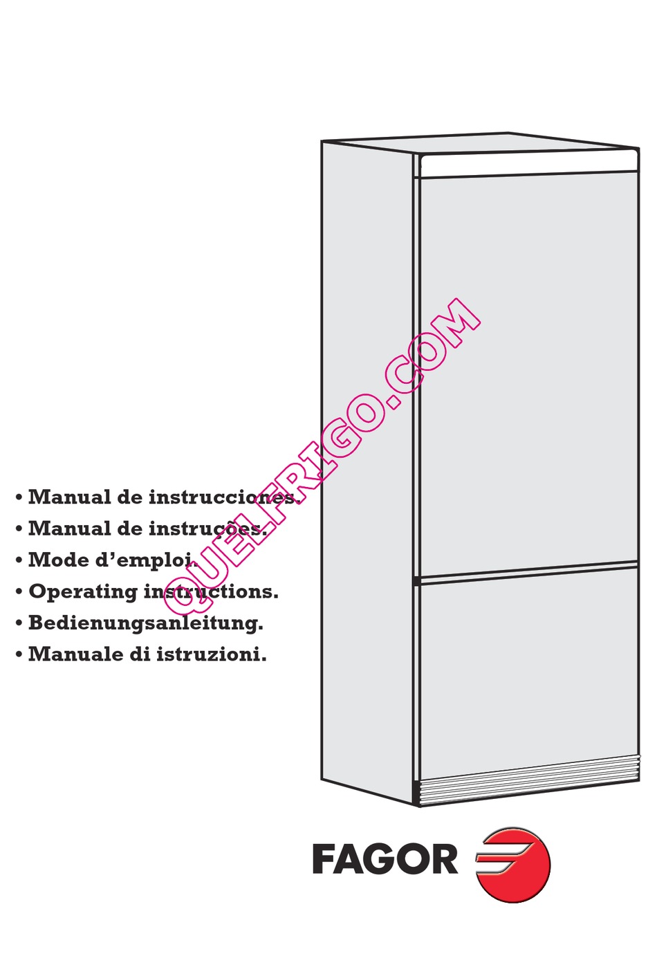 FAGOR FJ485 OPERATING INSTRUCTIONS MANUAL Pdf Download ManualsLib