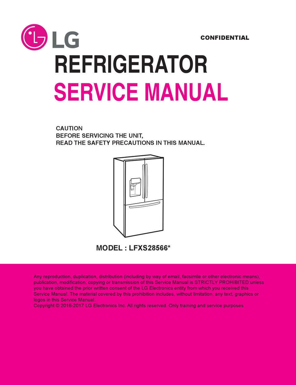 LG LFXS28566S SERVICE MANUAL Pdf Download | ManualsLib