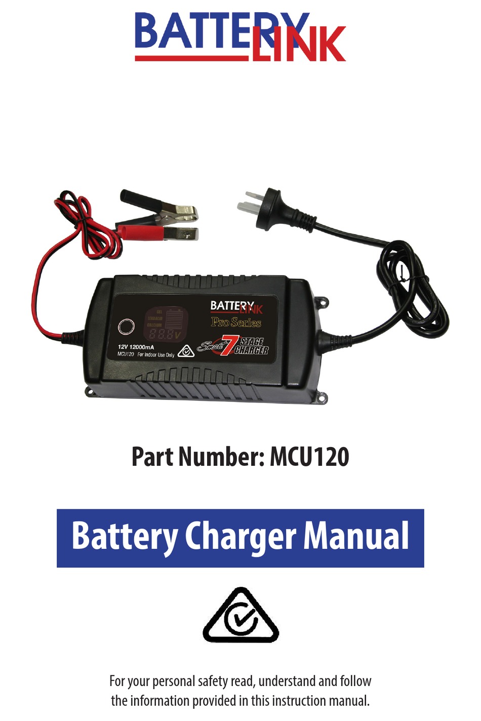 BATTERY LINK MCU120 MANUAL Pdf Download ManualsLib