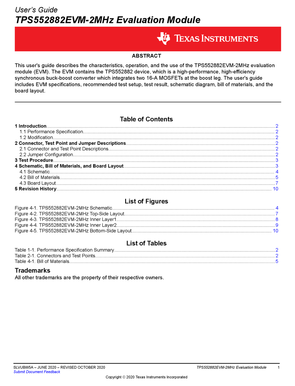 Texas Instruments Tps Evm Mhz User Manual Pdf Download Manualslib