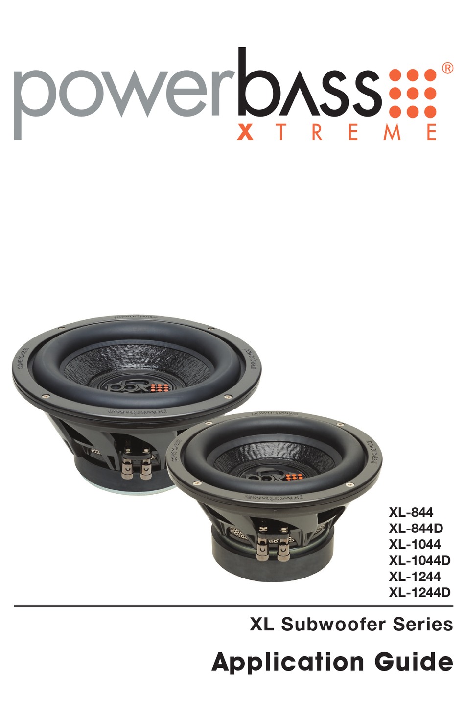 POWERBASS XL844 APPLICATION MANUAL Pdf Download ManualsLib