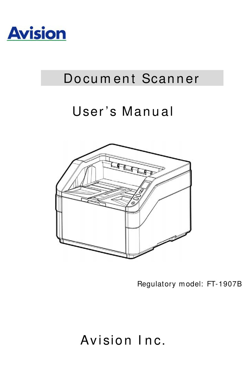 AVISION AD8120P USER MANUAL Pdf Download | ManualsLib