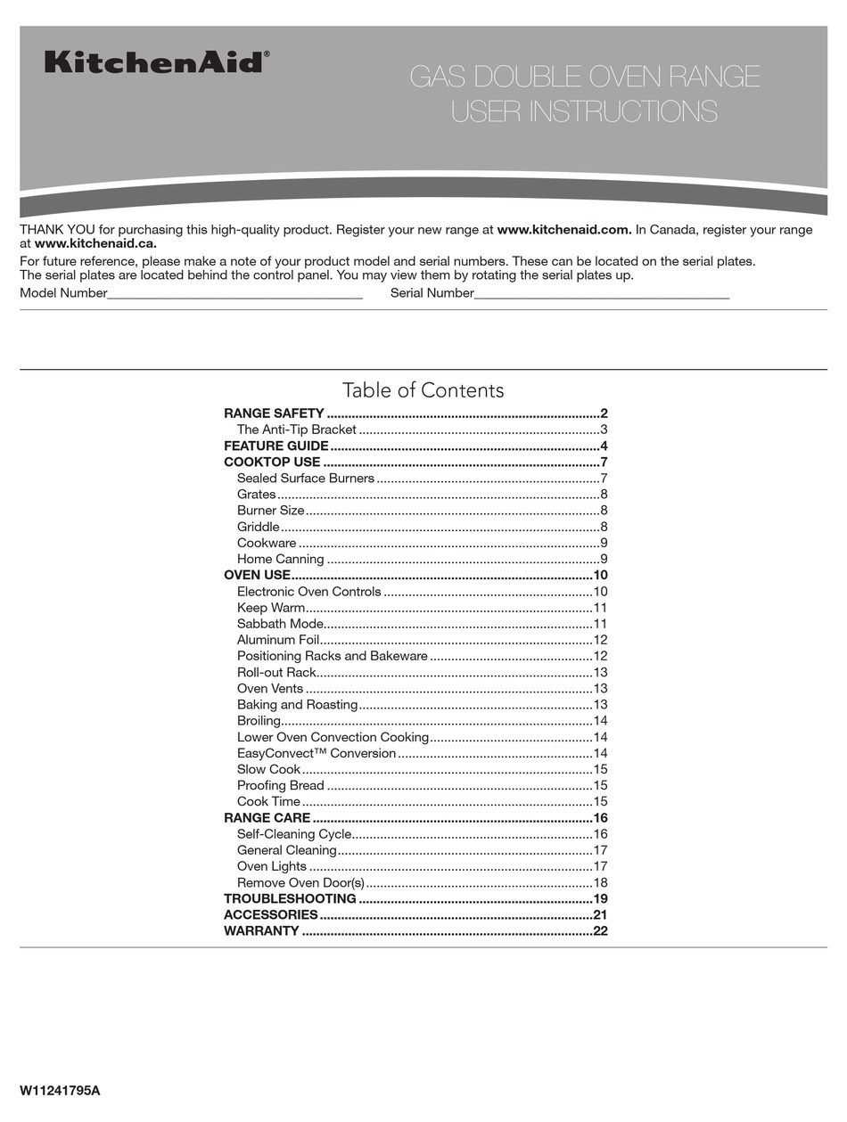 KITCHENAID YKFID500ESS USER INSTRUCTIONS Pdf Download ManualsLib