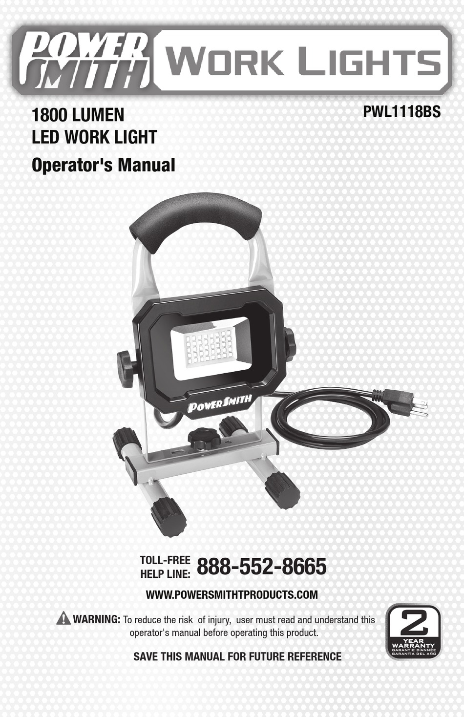 POWERSMITH PWL1118BS OPERATOR'S MANUAL Pdf Download ManualsLib