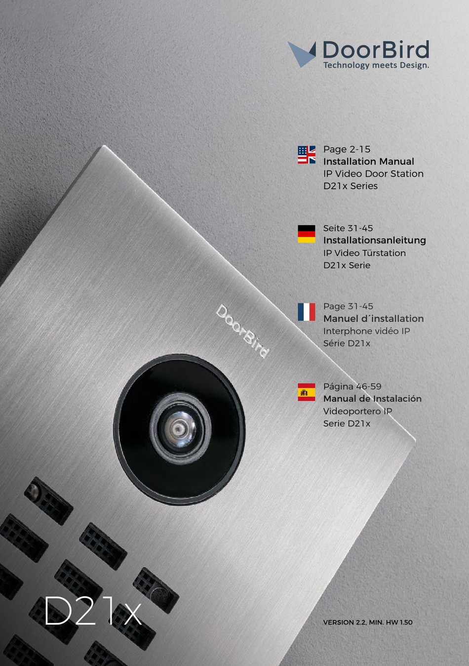 DOORBIRD D2107V INSTALLATION MANUAL Pdf Download ManualsLib