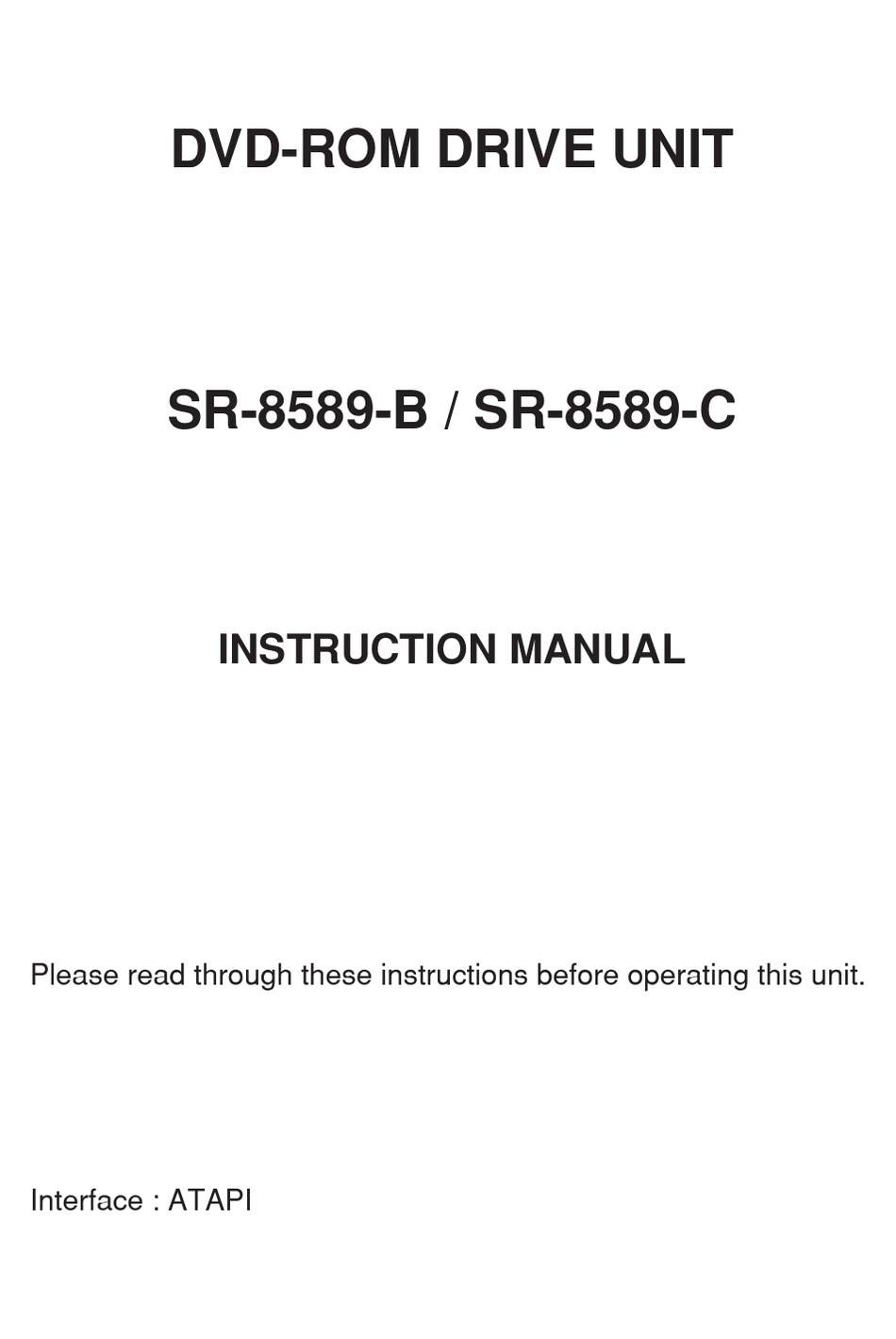 PANASONIC SR-8589-B INSTRUCTION MANUAL Pdf Download | ManualsLib