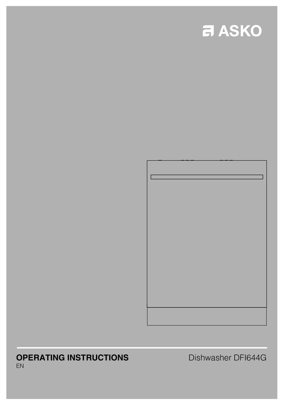 ASKO DFI644B OPERATING INSTRUCTIONS MANUAL Pdf Download ManualsLib