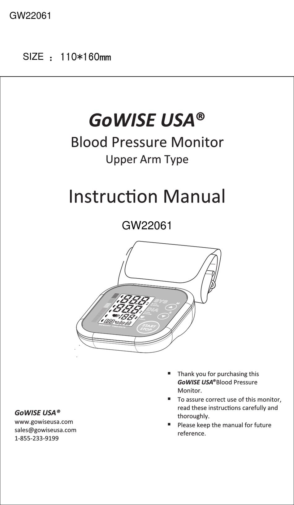 GOWISE USA GW22061 INSTRUCTION MANUAL Pdf Download ManualsLib