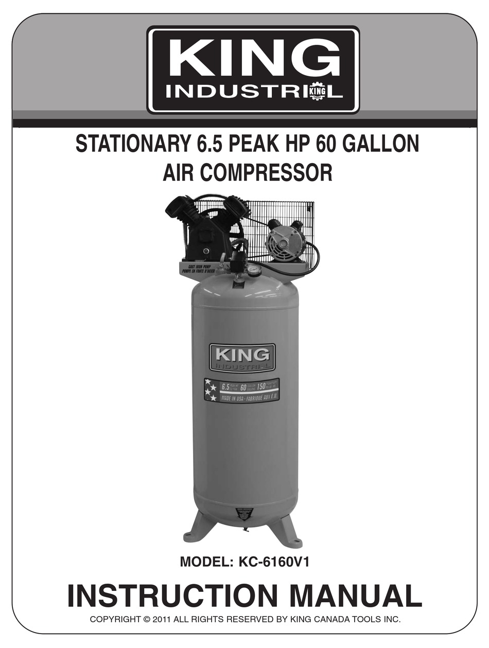 KING INDUSTRIAL KC6160V1 INSTRUCTION MANUAL Pdf Download ManualsLib