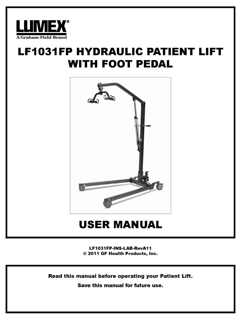 GRAHAM FIELD LUMEX LF1031FP USER MANUAL Pdf Download ManualsLib