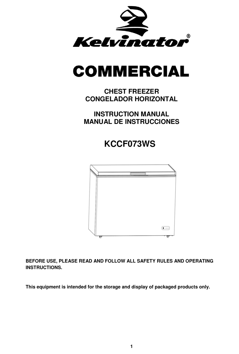 KELVINATOR KCCF073WS INSTRUCTION MANUAL Pdf Download ManualsLib