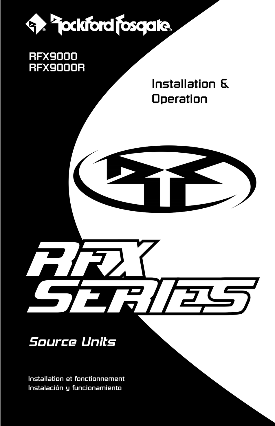 ROCKFORD FOSGATE RFX9000R INSTALLATION & OPERATION MANUAL Pdf Download ...