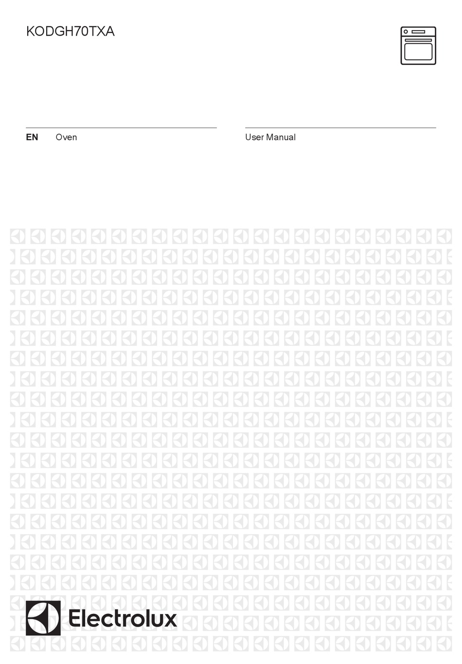 ELECTROLUX KODGH70TXA USER MANUAL Pdf Download ManualsLib