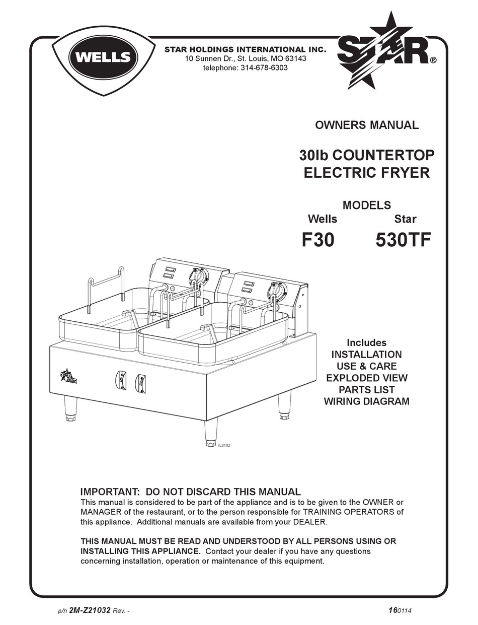 Star-Max 530TF Electric Countertop Fryer – 208/240V – 30 lb Oil Capacity -  Twin Pots/Single Basket - Star Manufacturing