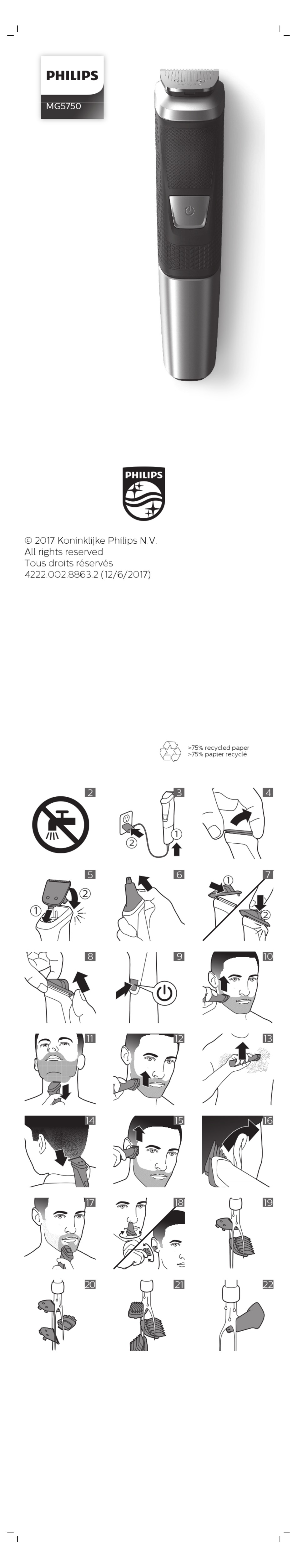 PHILIPS MULTIGROOM 5000 MANUAL Pdf Download ManualsLib