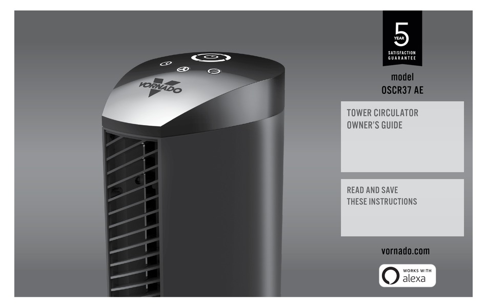 VORNADO OSCR37 AE OWNER'S MANUAL Pdf Download ManualsLib