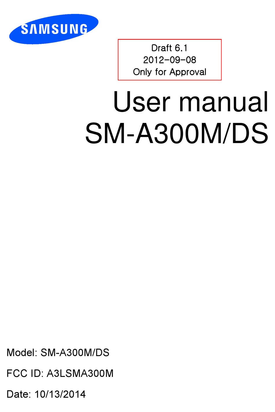 SAMSUNG SM-A300M/DS USER MANUAL Pdf Download | ManualsLib