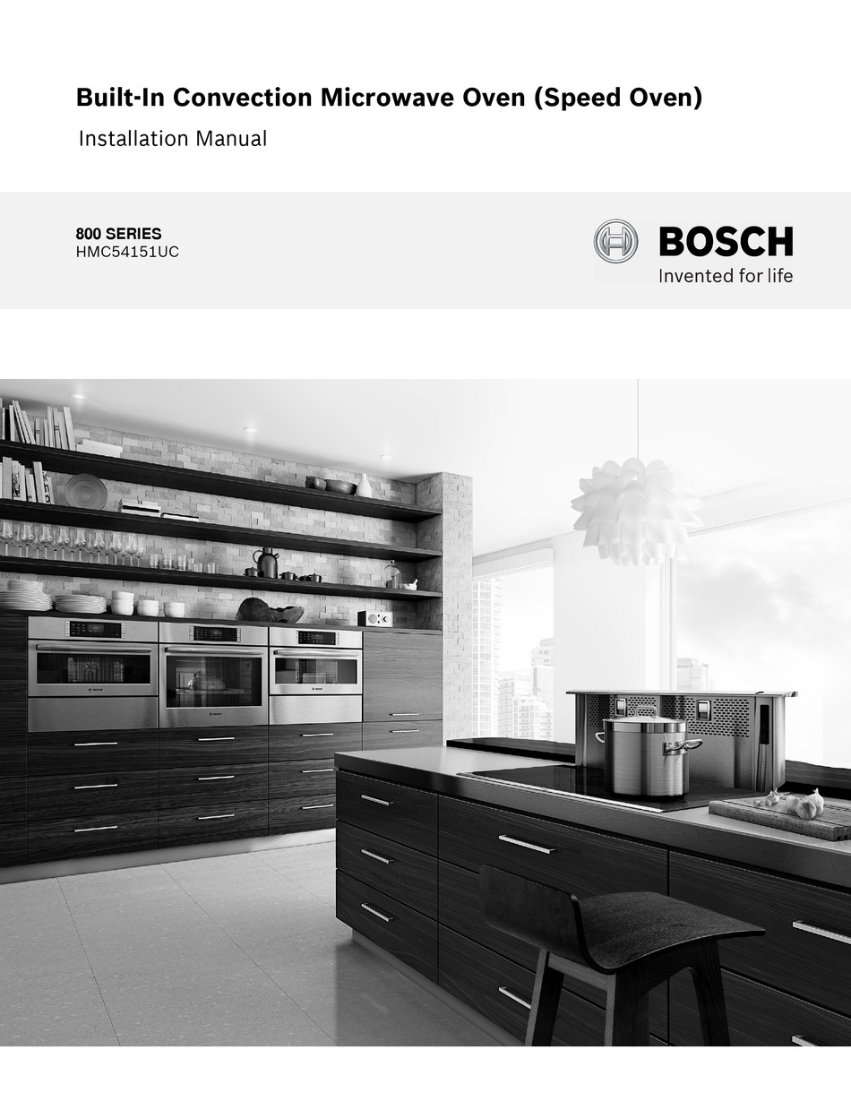 BOSCH 800 SERIES INSTALLATION MANUAL Pdf Download ManualsLib