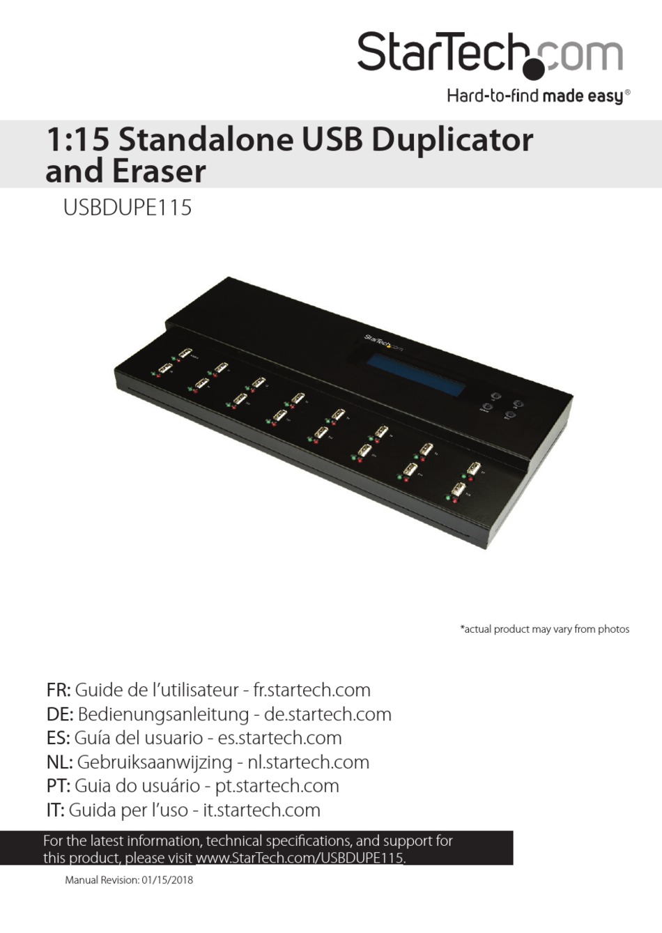 USBDUPE115 MANUAL Pdf Download ManualsLib