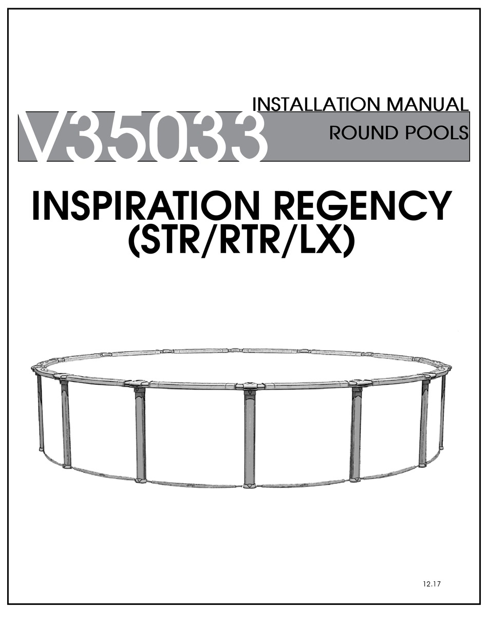 REGENCY V35033 INSTRUCTION MANUAL Pdf Download ManualsLib