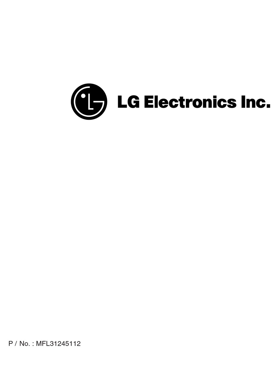 LG WD-10580BD OWNER'S MANUAL Pdf Download | ManualsLib