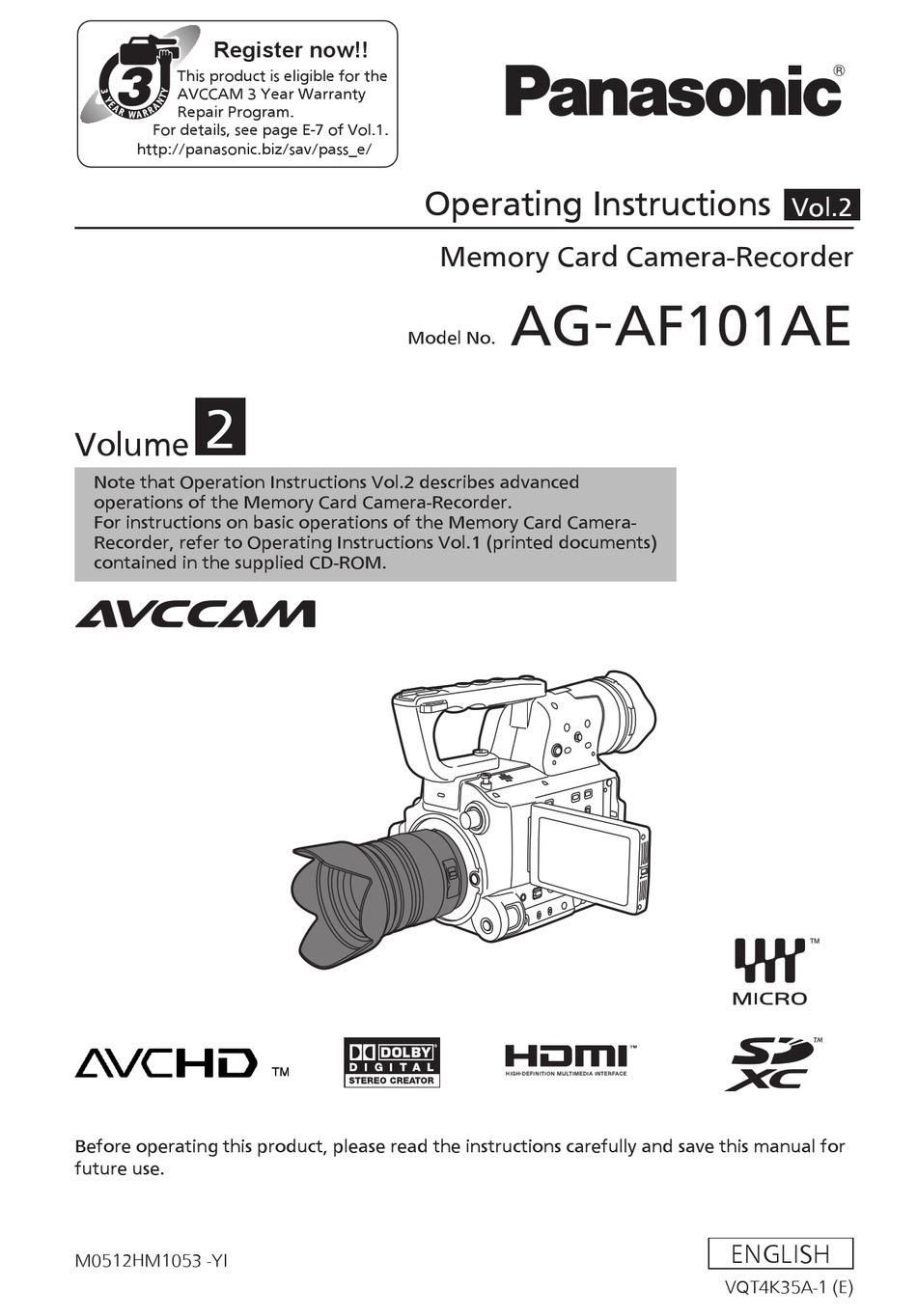 panasonic-avccam-ag-af101a-operating-instructions-manual-pdf-download