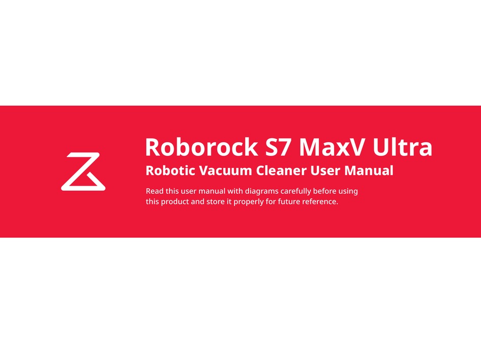 ROBOROCK S7 MAXV ULTRA USER MANUAL Pdf Download ManualsLib