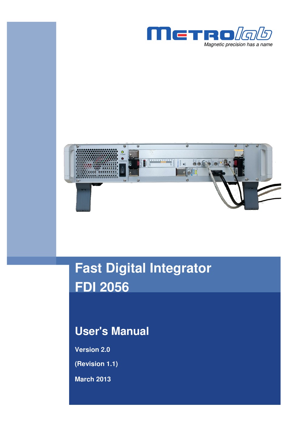 METROLAB FDI 2056 USER MANUAL Pdf Download ManualsLib