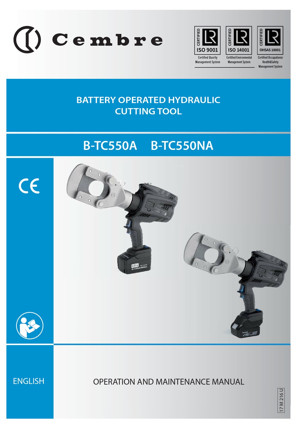 CEMBRE B-TC550NA OPERATION AND MAINTENANCE MANUAL Pdf Download | ManualsLib