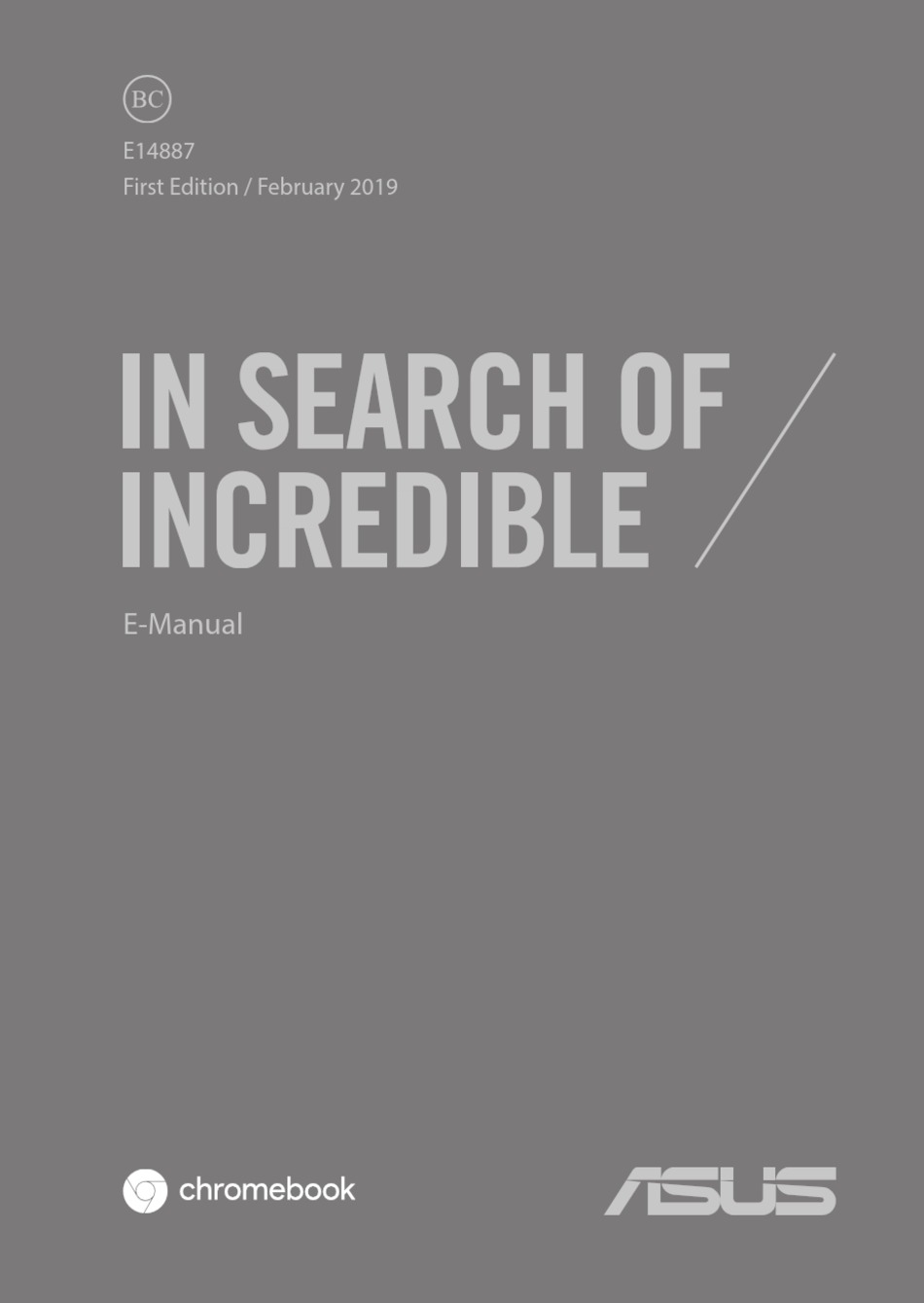 ASUS CHROMEBOOK C204EE E-MANUAL Pdf Download | ManualsLib