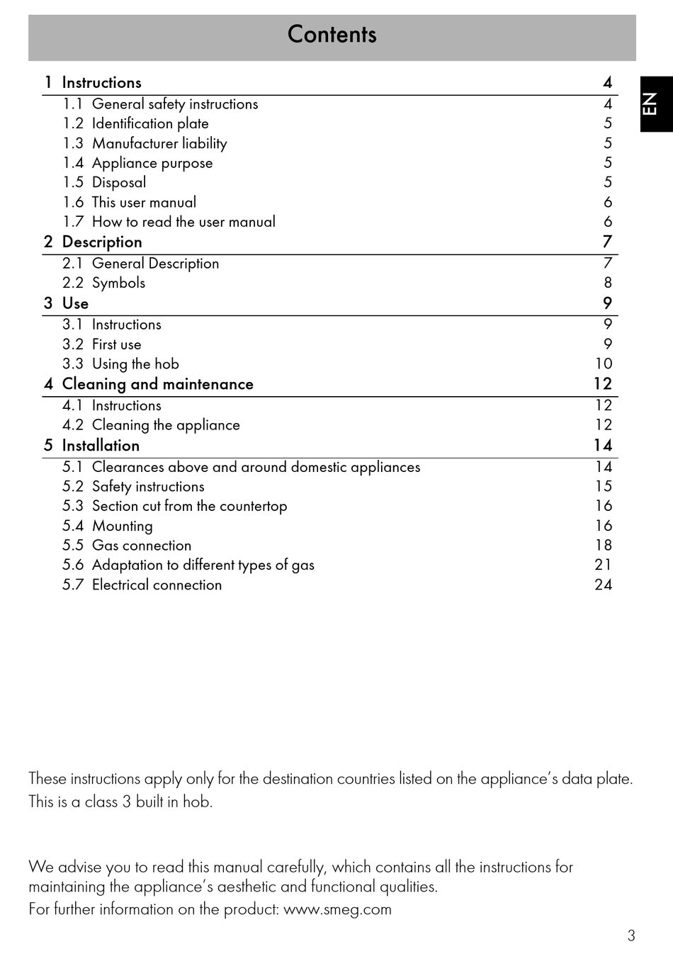 SMEG PVL664CNAU MANUAL Pdf Download ManualsLib