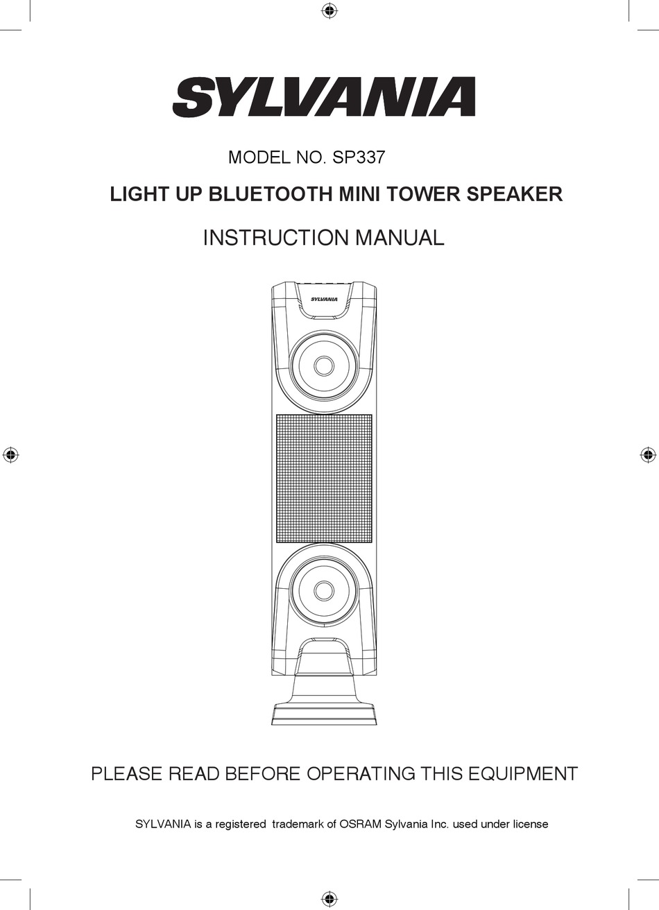 SYLVANIA SP337 INSTRUCTION MANUAL Pdf Download ManualsLib