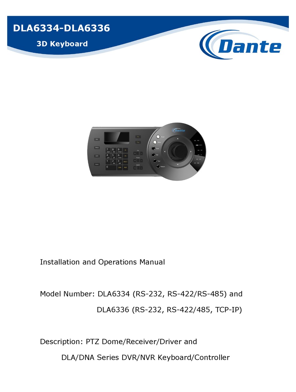 QVIS DLA6334 INSTALLATION AND OPERATION MANUAL Pdf Download ManualsLib