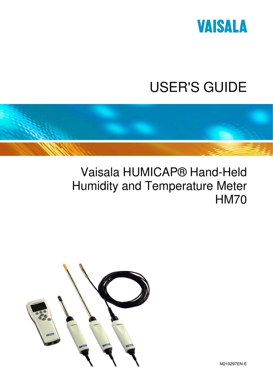 Handheld Humidity and Temperature Meter HM70