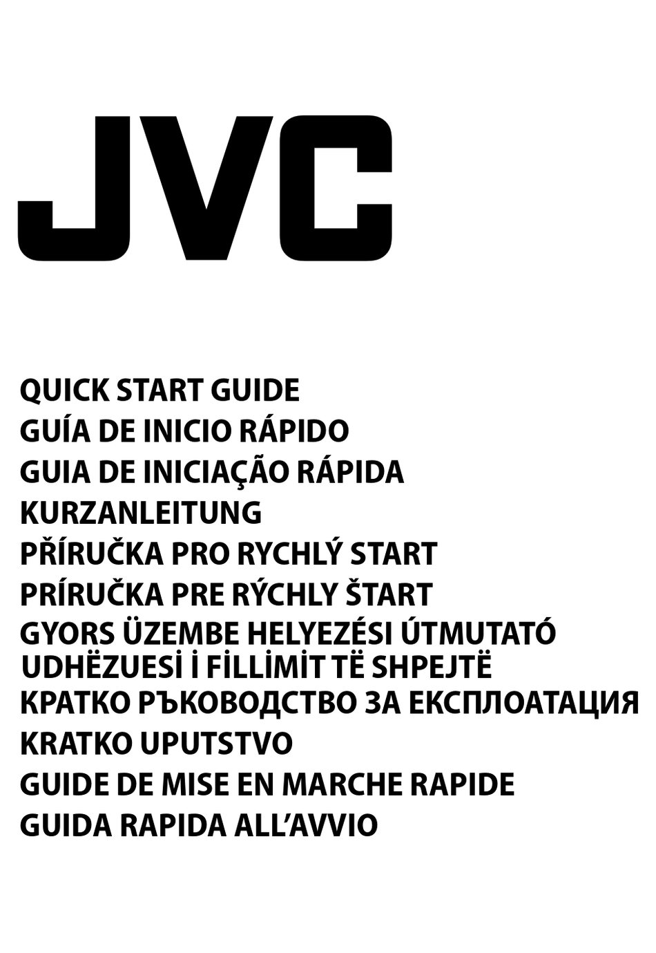JVC LT 32VAF5035 QUICK START MANUAL Pdf Download ManualsLib