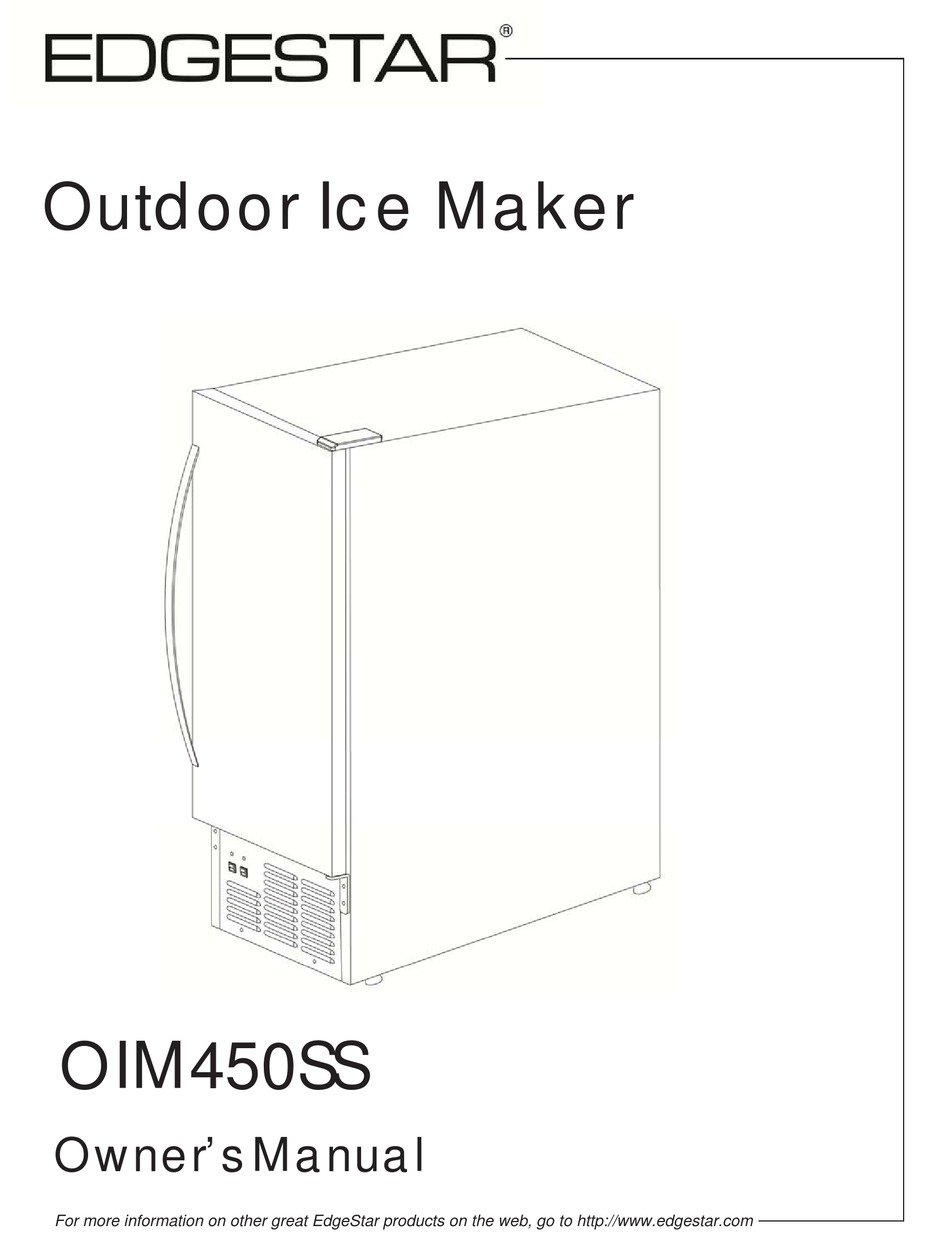 EDGESTAR OIM450SS OWNER'S MANUAL Pdf Download ManualsLib