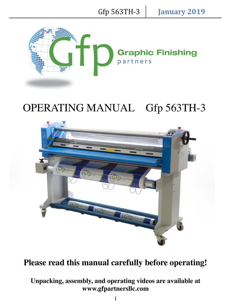 GFP 563TH3 OPERATION MANUAL Pdf Download ManualsLib