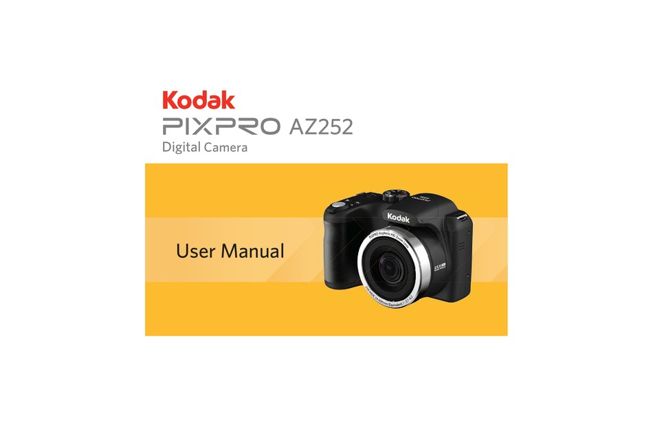 KODAK ASTRO ZOOM PIXPRO AZ252 USER MANUAL Pdf Download ManualsLib