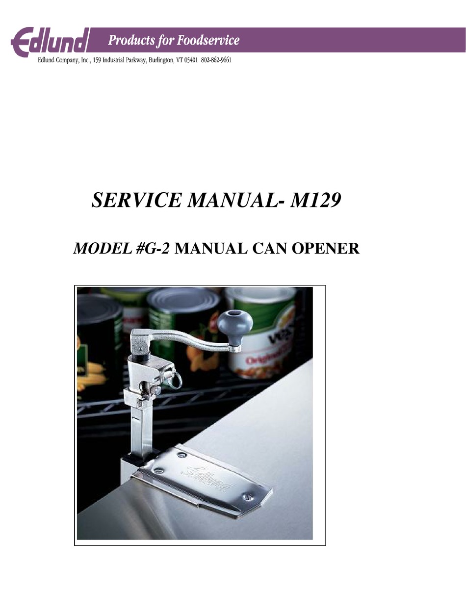 Edlund Resolution Rgs600 Battery Replacement Instructions.pdf EDLUND G-2 SERVICE MANUAL Pdf Download | ManualsLib
